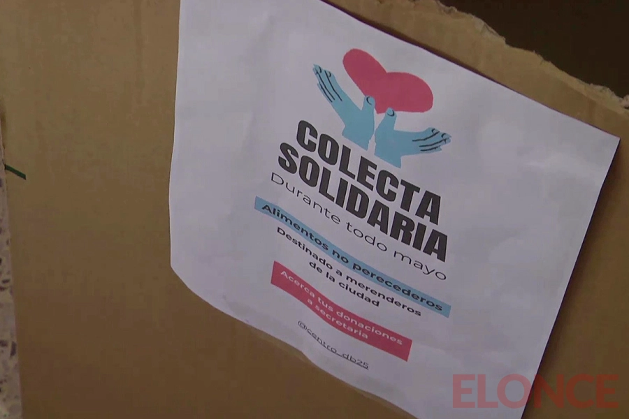 Estudiantes de colegio Don Bosco impulsan colecta solidaria para merenderos (foto Elonce)