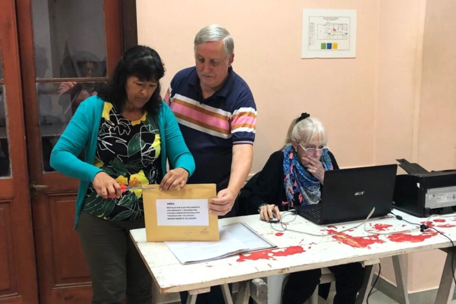 Con fondos provinciales, reparar&aacute;n la escuela N&deg; 6 de Lucas Norte (foto Gobierno de Entre R&iacute;os)