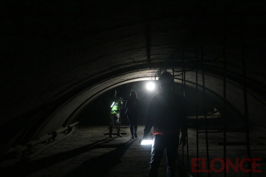 las impactantes fotos del ducto superior del Túnel
