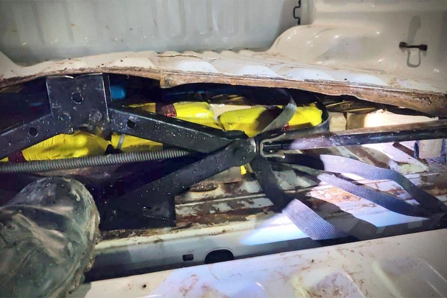 Droga en doble fondo en Salta. Gendarmería Nacional