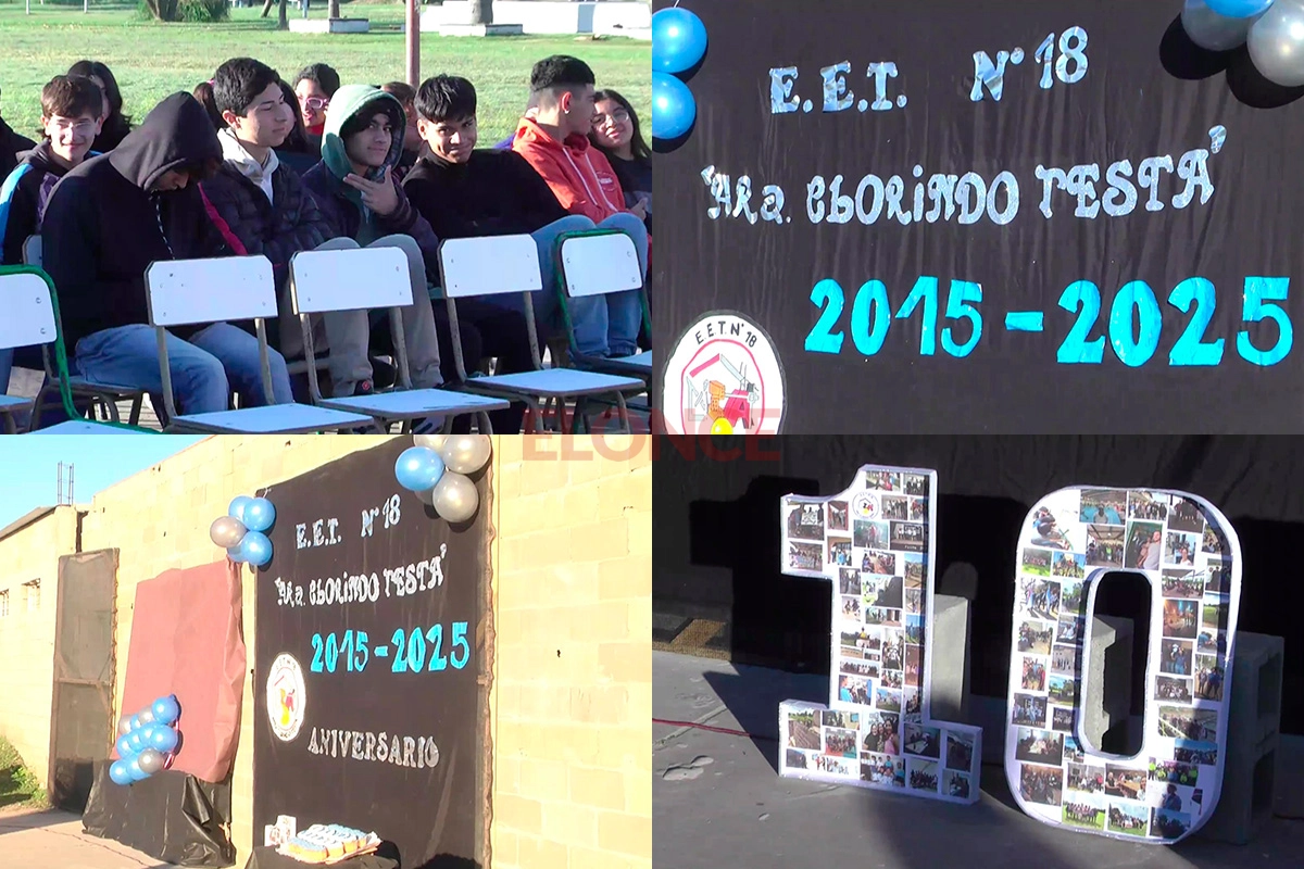 Escuela Técnica N° 18 de San Benito celebró su 10° aniversario Escuela Técnica N° 18 de San Benito celebró su 10° aniversario