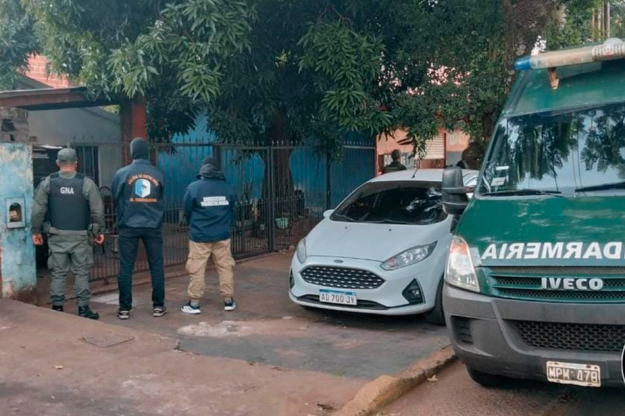 Allanamientos por narcotráfico en tres provincias del Litoral (foto Policía de Entre Ríos)