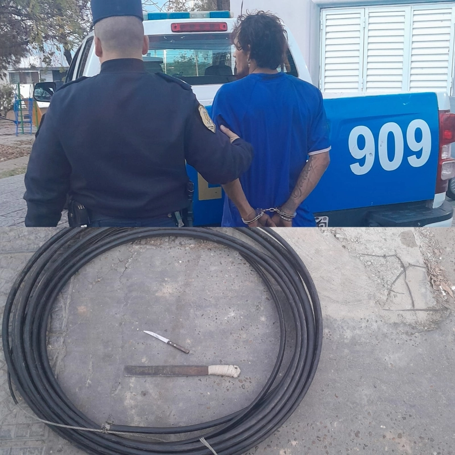 Detenido en Paraná (foto Policía de Entre Ríos)