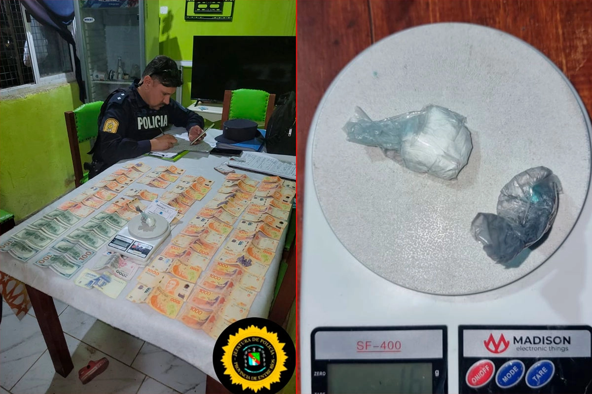 Golpe al narcotráfico en Concordia. Golpe al narcotráfico en Concordia.