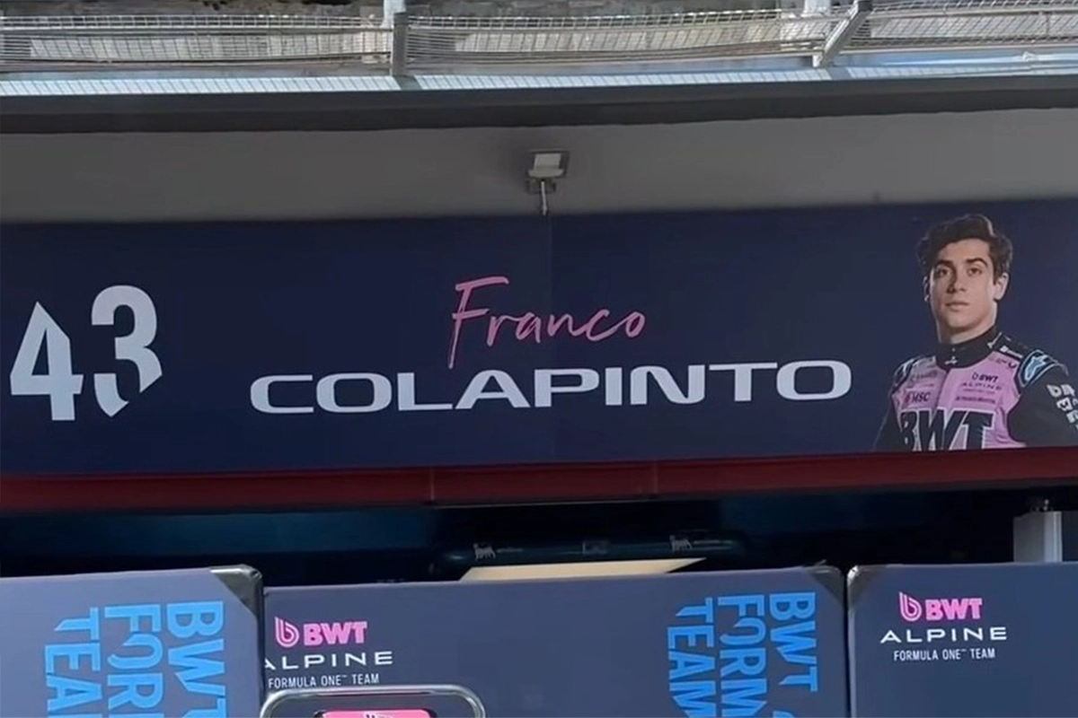 Se viene el debut de Colapinto. Se viene el debut de Colapinto.