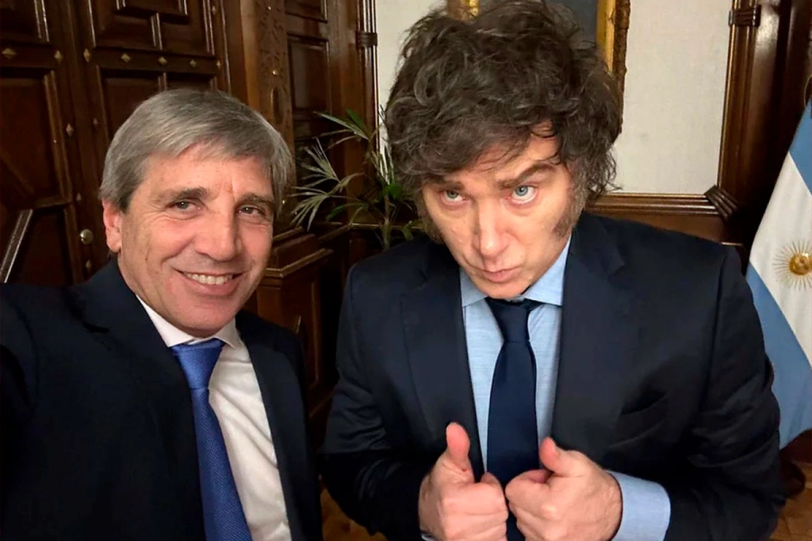 Caputo y Milei. Archivo