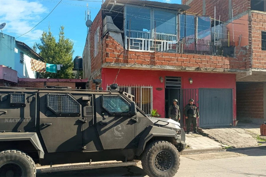 Desarticulan red transnacional de tráfico de cocaína. Gendarmería Nacional