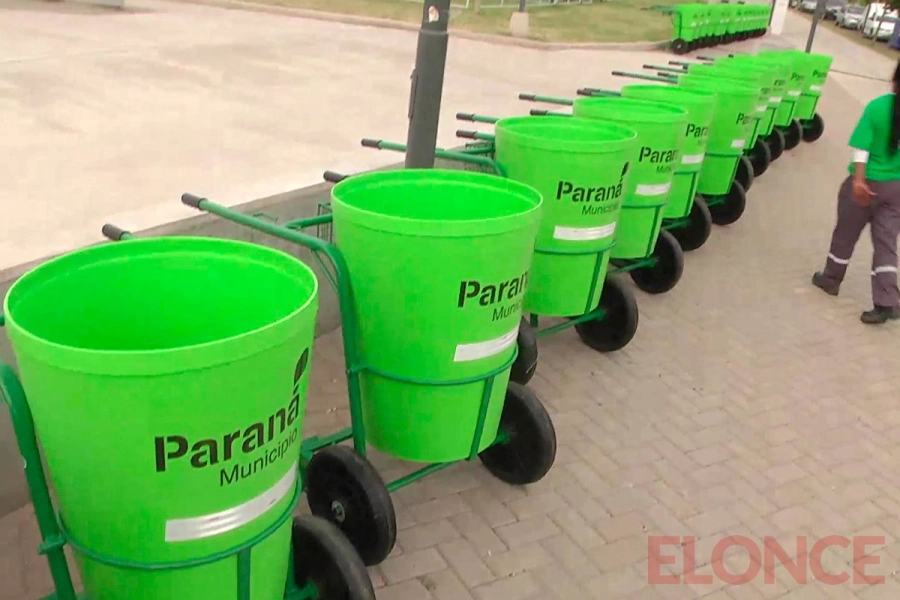 Las 130 bomboneras utilizadas en tareas de barrido (foto Elonce)