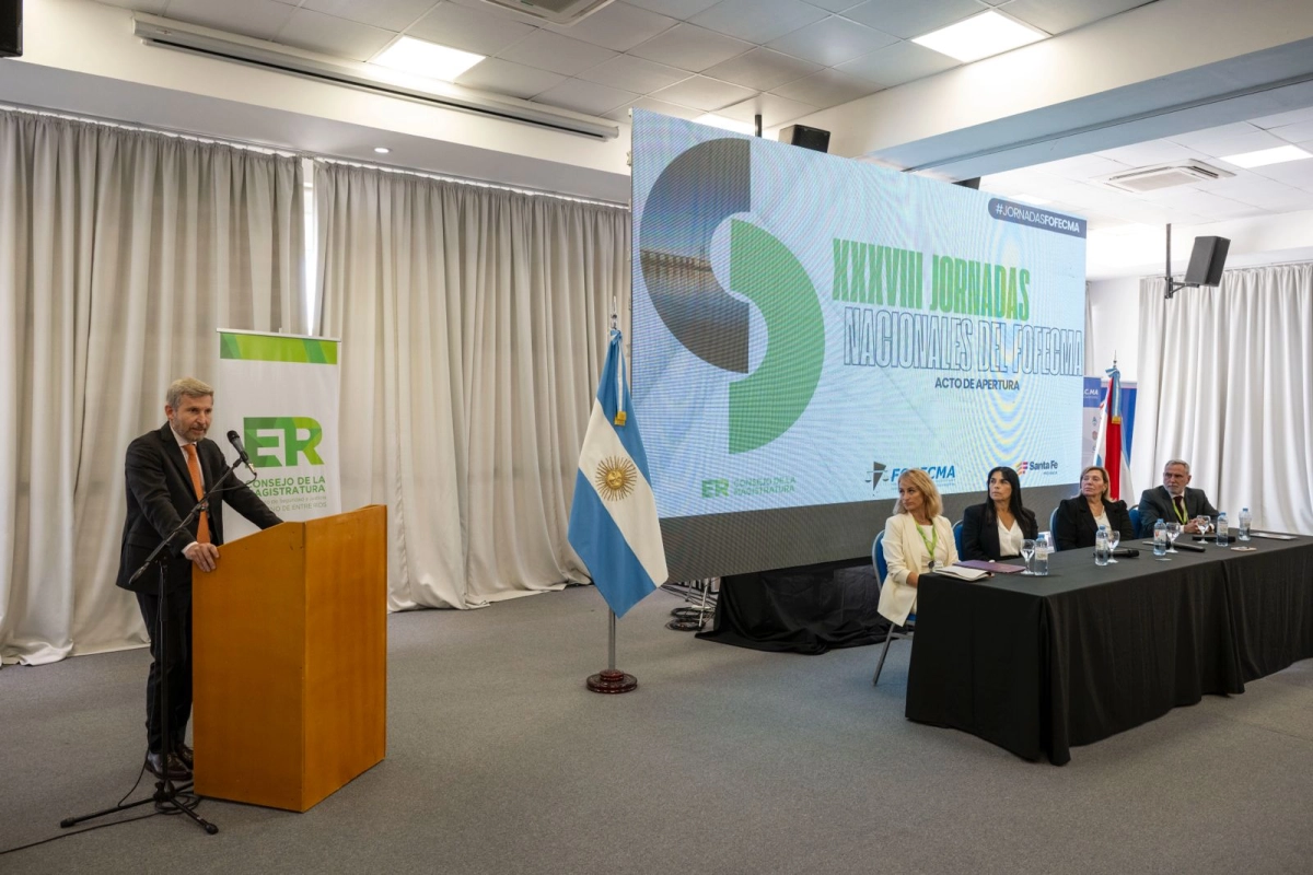 Frigerio en las Jornadas del Foro Federal de Consejos de la Magistratura Frigerio en las Jornadas del Foro Federal de Consejos de la Magistratura