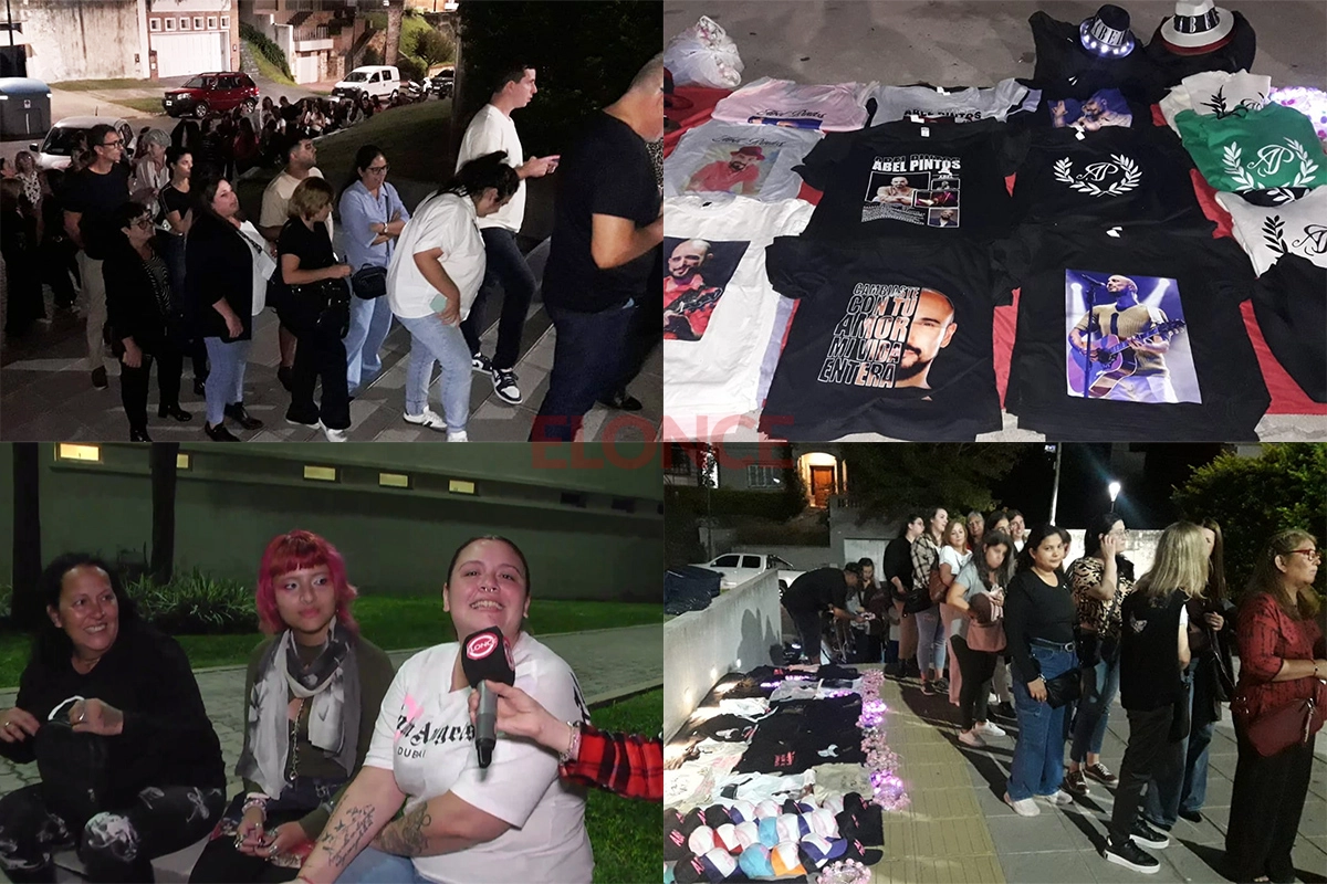 Los fanáticos en la previa del show Los fanáticos en la previa del show
