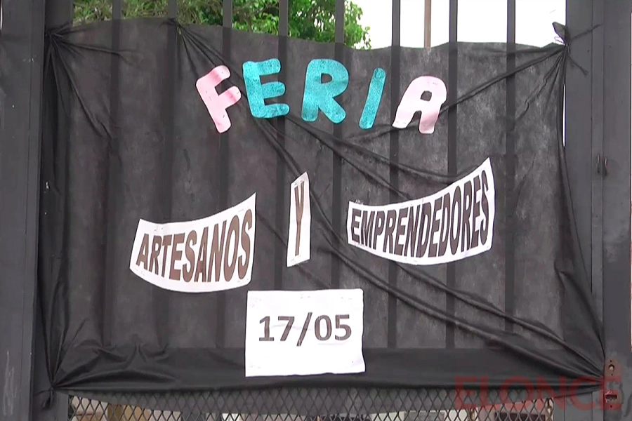 Feria solidaria en la Escuela Evaristo Carriego. Elonce