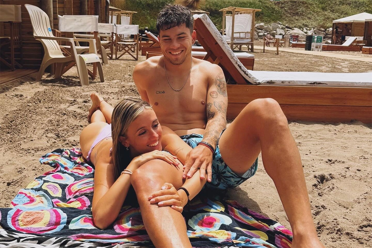 Morena Beltrán y Lucas Blondel Morena Beltrán y Lucas Blondel