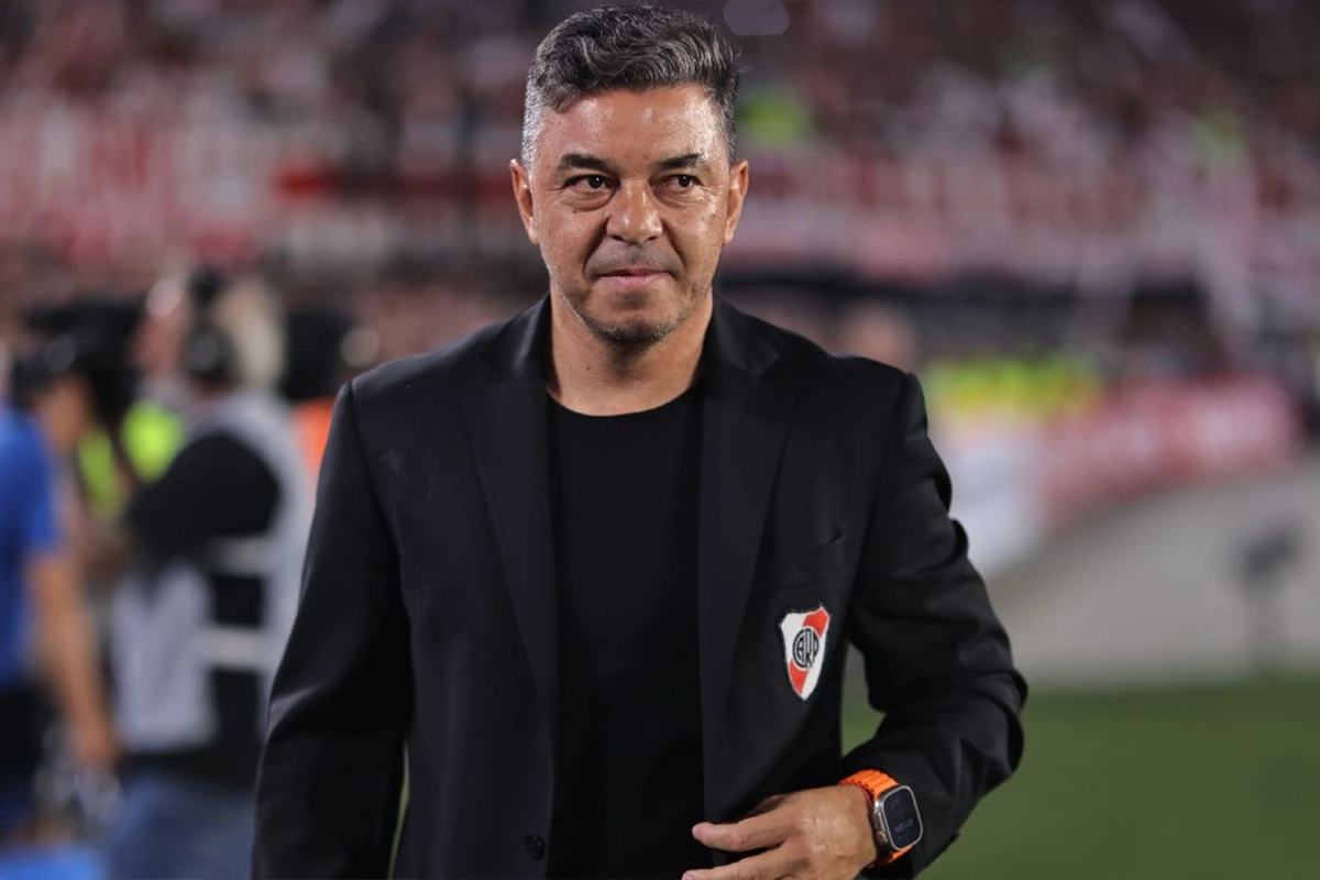 El DT de River valoró la contundente goleada. El DT de River valoró la contundente goleada.
