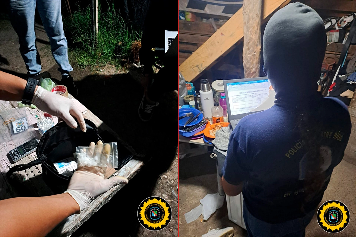Allanamientos por narcomenudeo en Nogoyá Allanamientos por narcomenudeo en Nogoyá