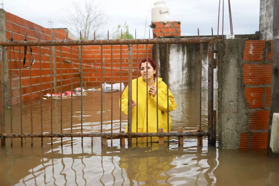 Casas inundadas en el norte de Buenos Aires. La Naci&oacute;n