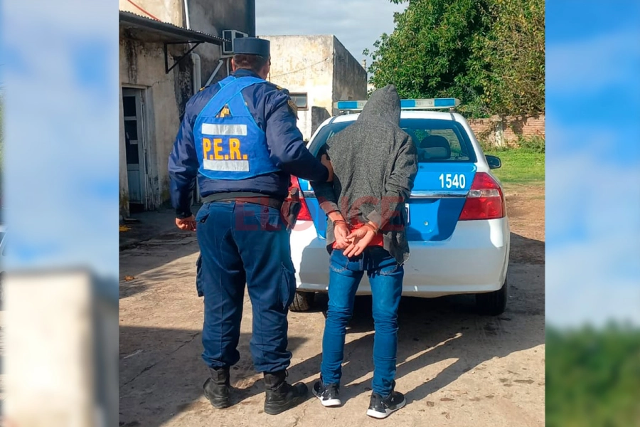 Detuvieron al sospechoso del crimen en Hernandarias (foto Policía de Entre Ríos)