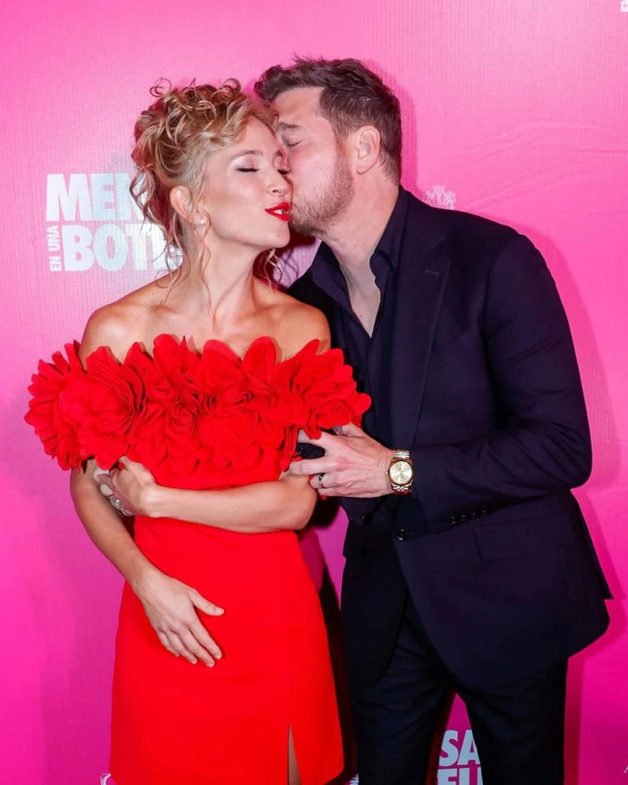 Bubl&eacute; y Lopilato a puro amor. Instagram