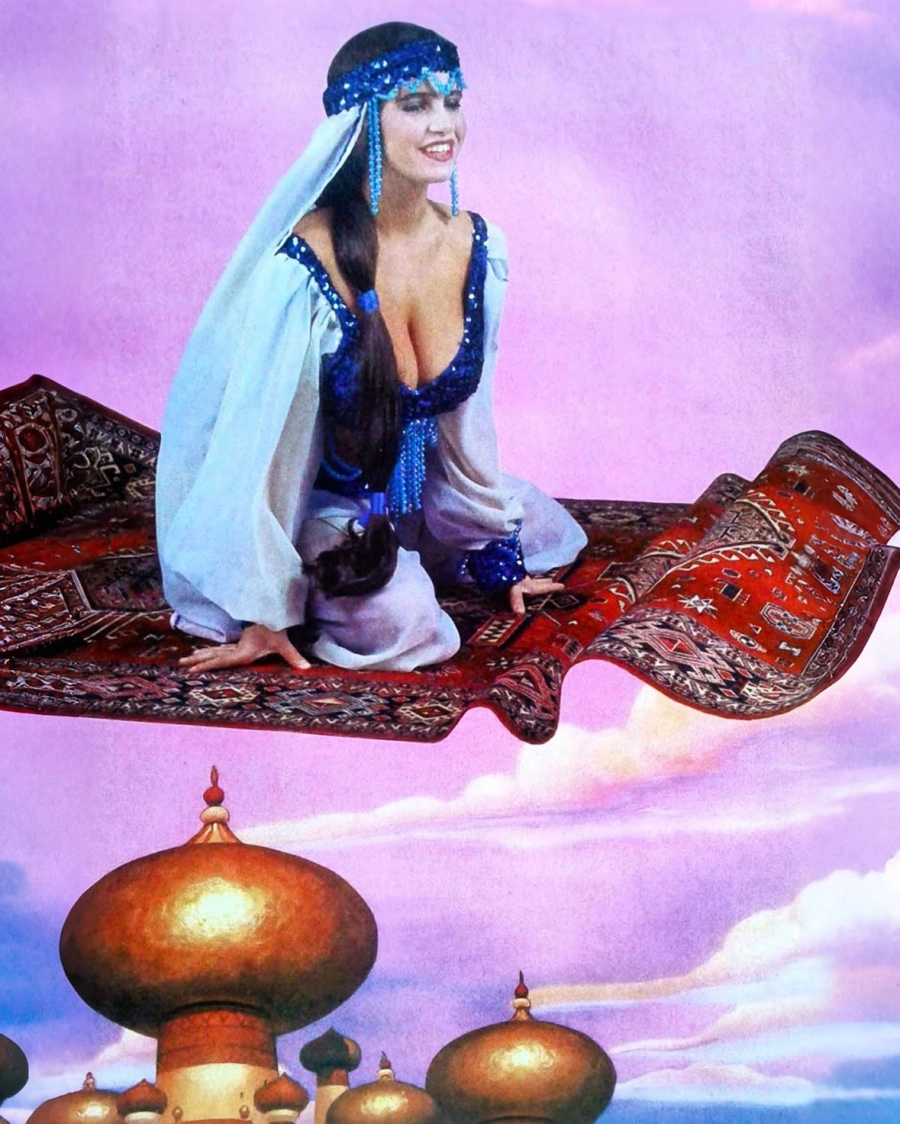 Florencia Peña hace m&aacute;s de dos d&eacute;cadas con la tem&aacute;tica de Aladdin. Instagram