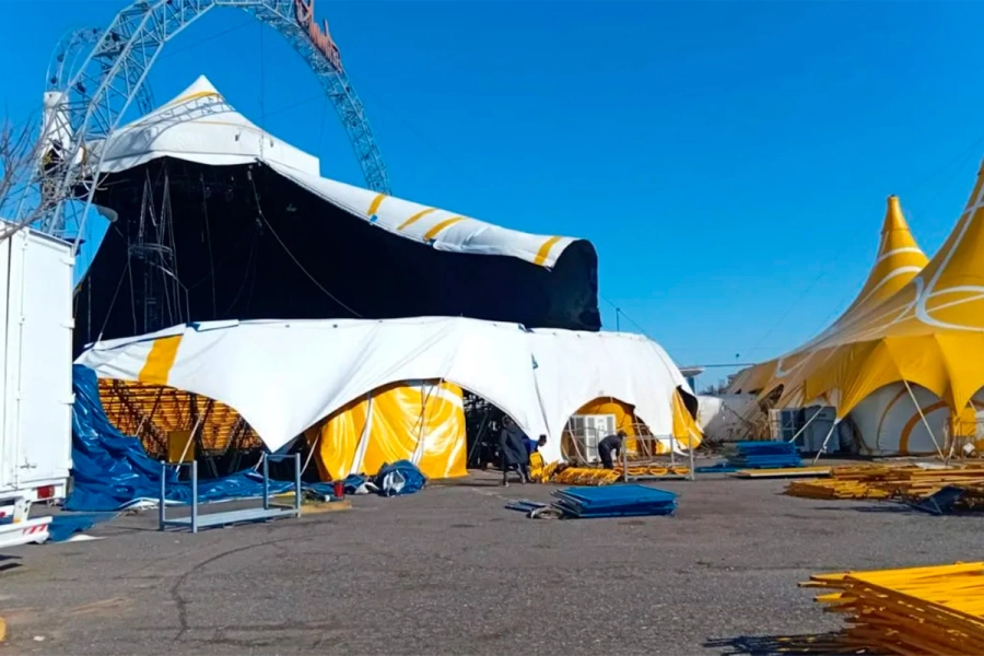 El circo de Flavio Mendoza reprograma funciones y se queda en Santa Fe un fin de semana m&aacute;s (foto Aire de Santa Fe)