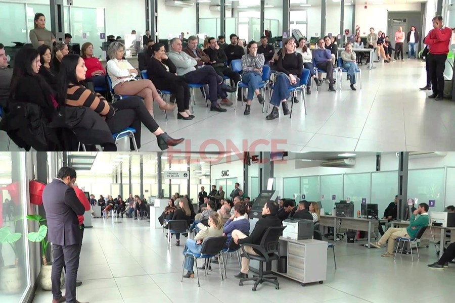 Empleados de ATER en asamblea: denuncian deficiencias de gesti&oacute;n y falta de planificaci&oacute;n (foto Elonce)