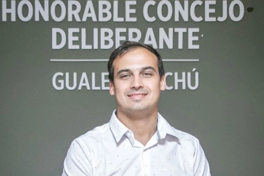 El concejal Maximiliano Lesik.