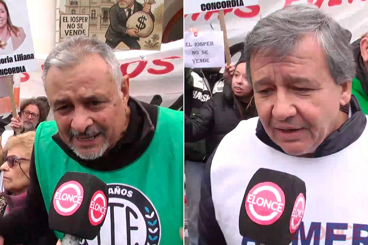 ATE y AGMER marcharon en defensa de IOSPER ATE y AGMER marcharon en defensa de IOSPER