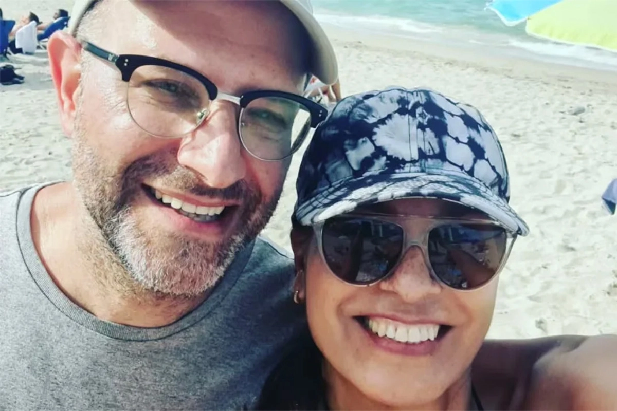 Seltzer junto a su esposa Seltzer junto a su esposa