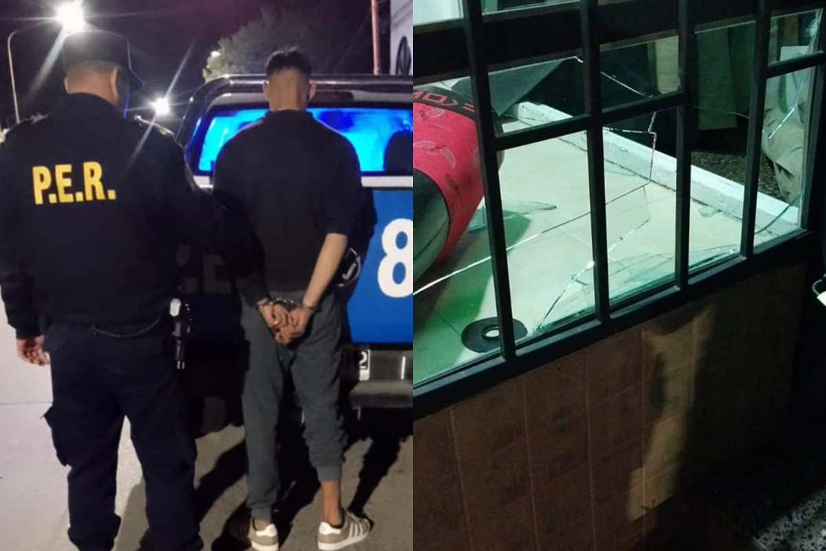 Robo en una tienda de ropa en Paraná. Robo en una tienda de ropa en Paraná.
