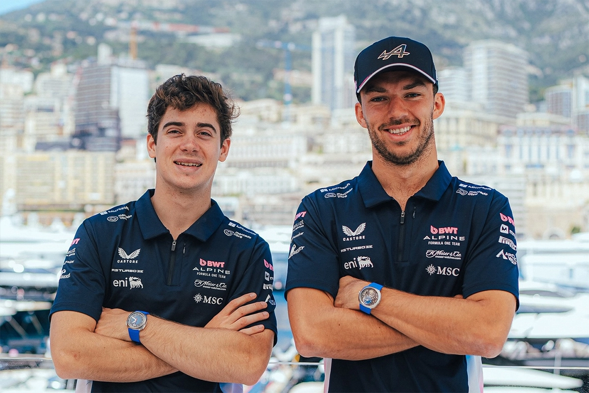 Colapinto y Gasly. Colapinto y Gasly.