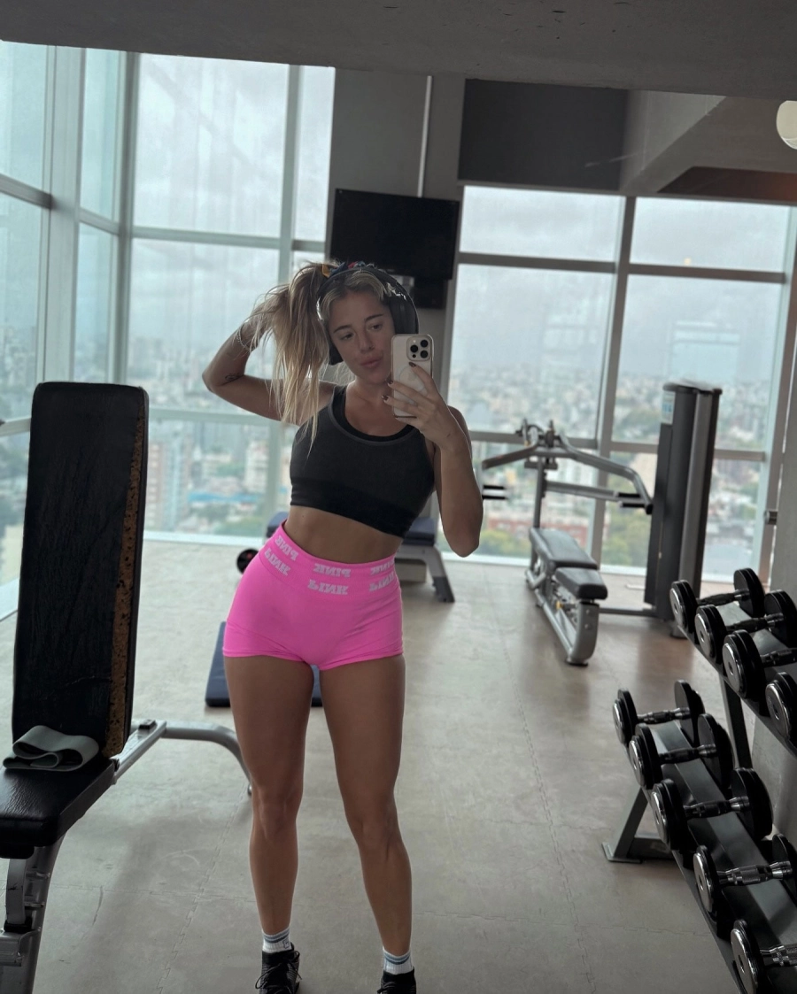 Nati Jota con otro look para entrenar. Instagram