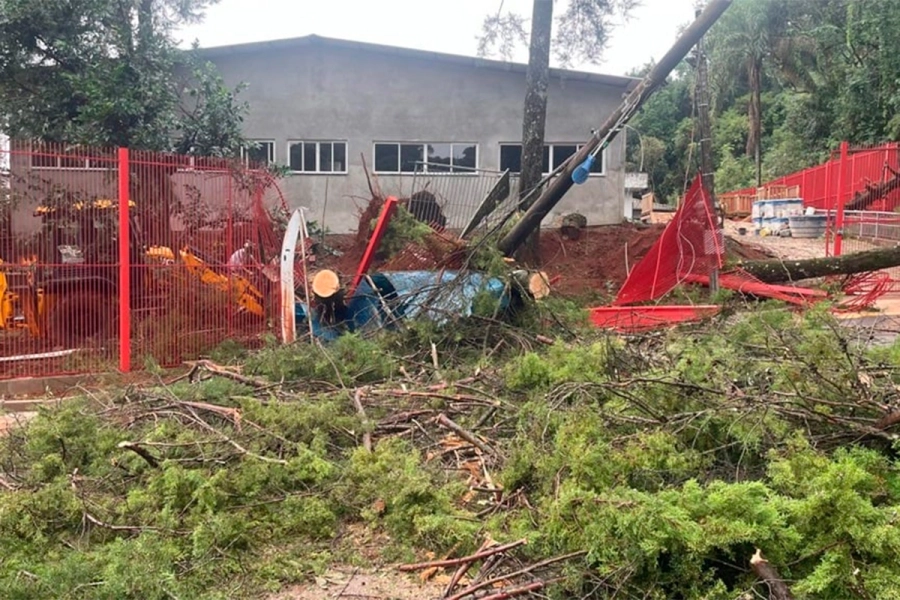 Supercélula en Brasil. Misiones on line