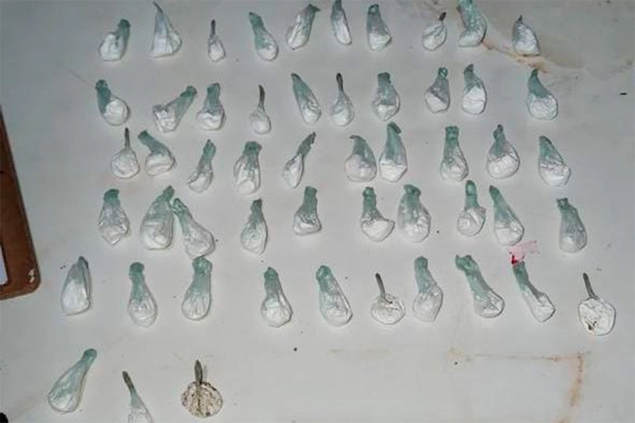 Droga incautada en Diamante. PER
