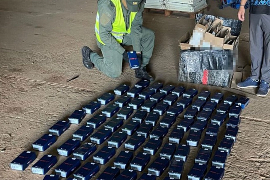 Contrabando en encomiendas. Gendarmer&iacute;a Nacional