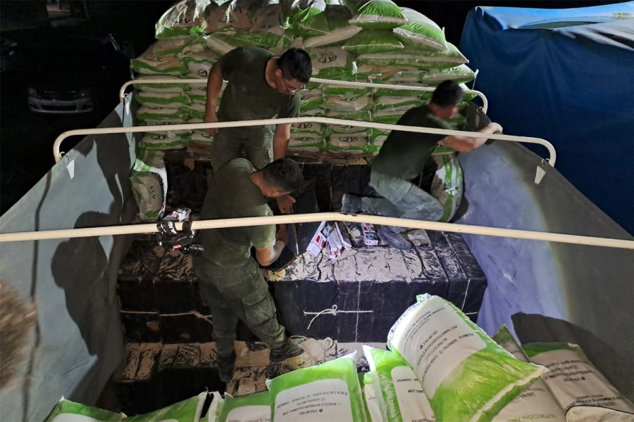 Contrabando de cigarrillos. Gendarmer&iacute;a Nacional