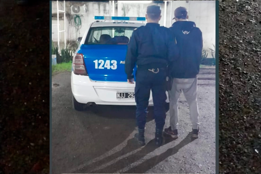 Apresaron a un hombre con elementos robados en Paran&aacute; (foto Polic&iacute;a de Entre R&iacute;os)