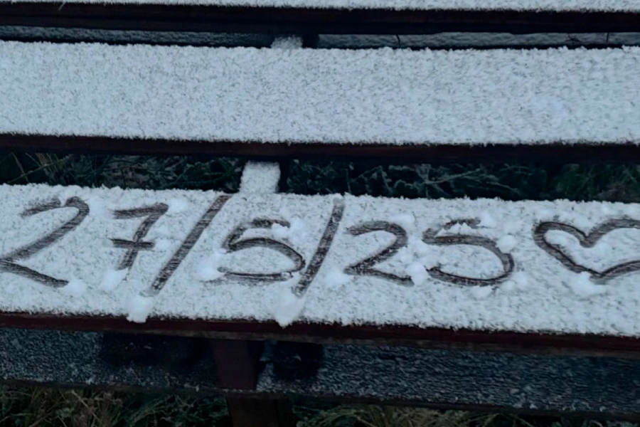 Nevó en sierras de Córdoba