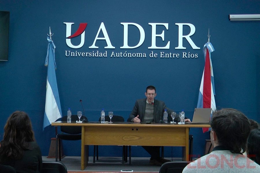 Alejandro Vicchi, uno de los oradores de la jornada (foto Elonce)