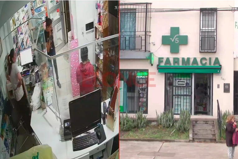 “Fue un robo planeado”: sustrajeron productos de una farmacia de Paraná y quedaron registrados
