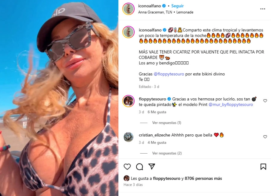 Graciela Alfano. Instagram