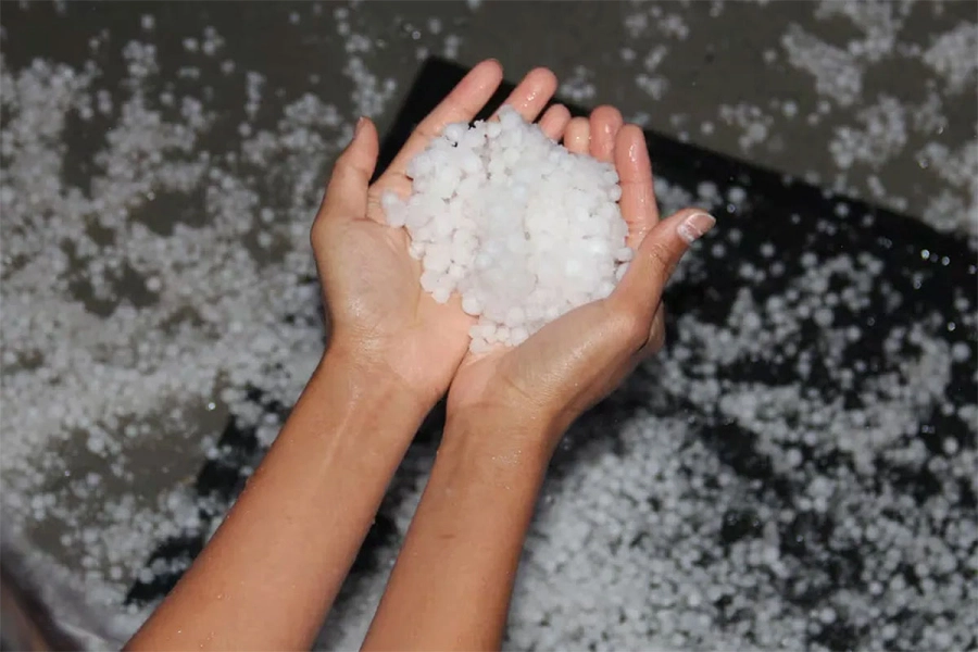 Graupel. Foto: redes