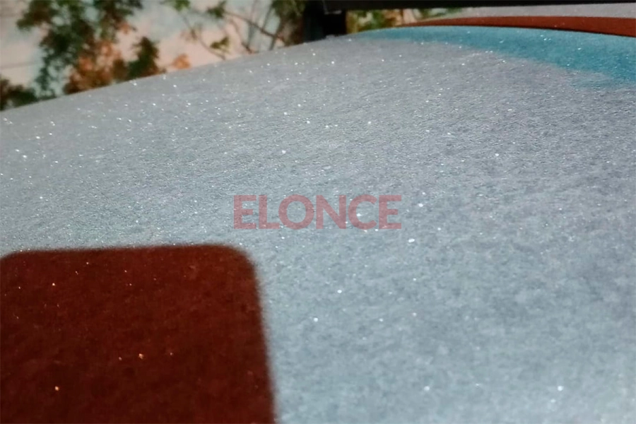 Helada en zona de Oro Verde. Mercedes G&oacute;mez