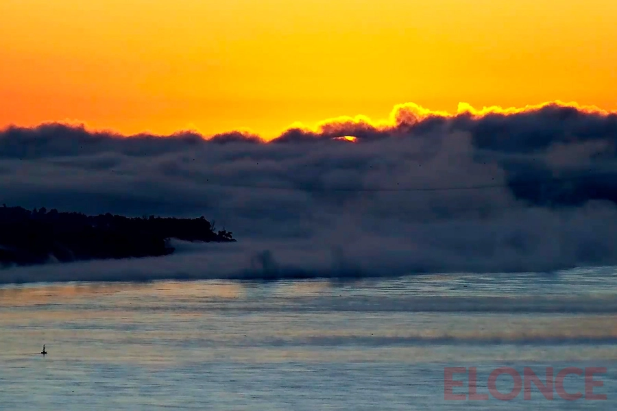 Niebla cielo visible en Paran&aacute;. Elonce