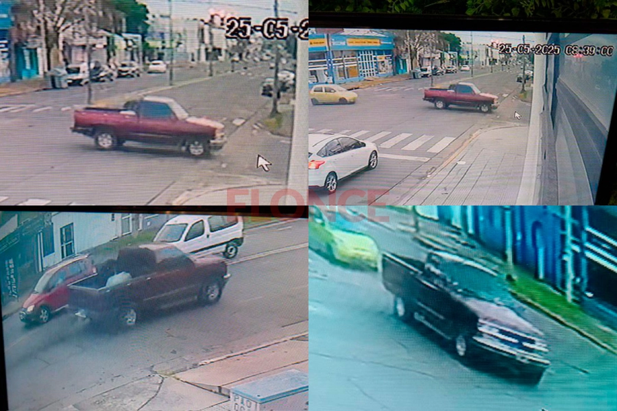 La camioneta involucrada en choque y fuga (foto Elonce)