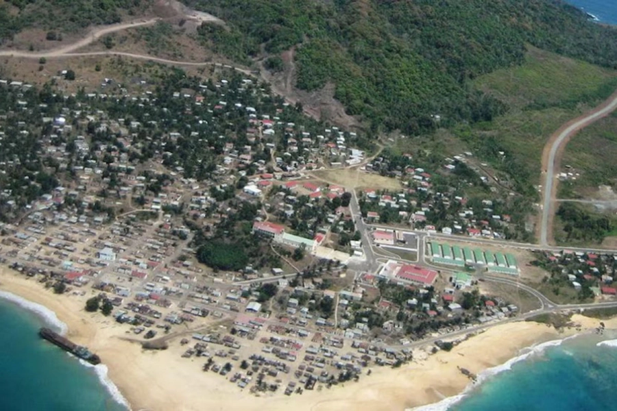 Otro sector de Annob&oacute;n. Foto: Infobae.