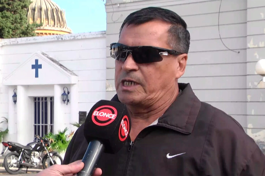 Carlos Quiroga, vecino y referente de Sportivo Urquiza