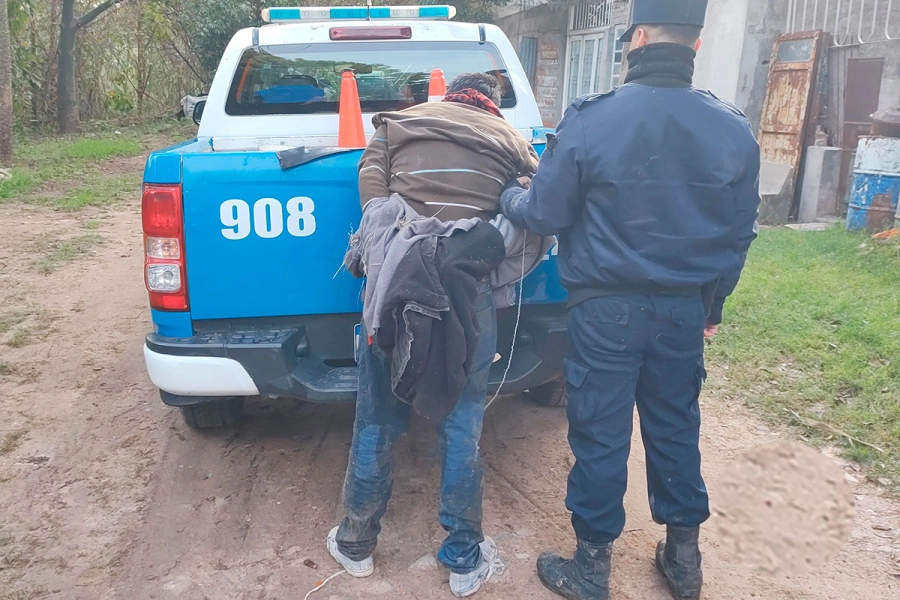 Atraparon al ladr&oacute;n gracias al GPS del iPhone de la v&iacute;ctima (foto Polic&iacute;a de Entre R&iacute;os)