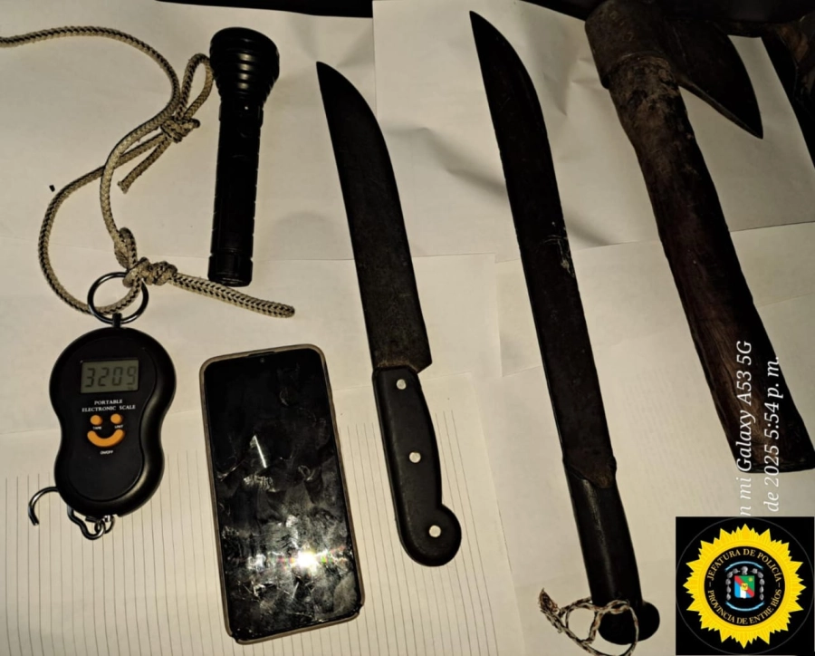 Parte de lo incautado. Foto: Delitos Rurales.