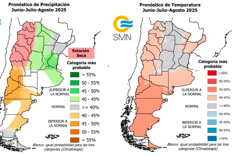 Lluvias y temperaturas: qué se anuncia para el cierre del otoño y el inicio del invierno en Entre Ríos