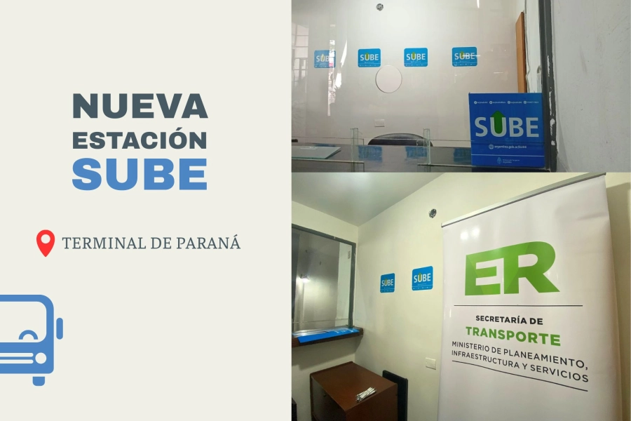 Nueva oficina SUBE en la Terminal de Paran&aacute; para tr&aacute;mites y consultas