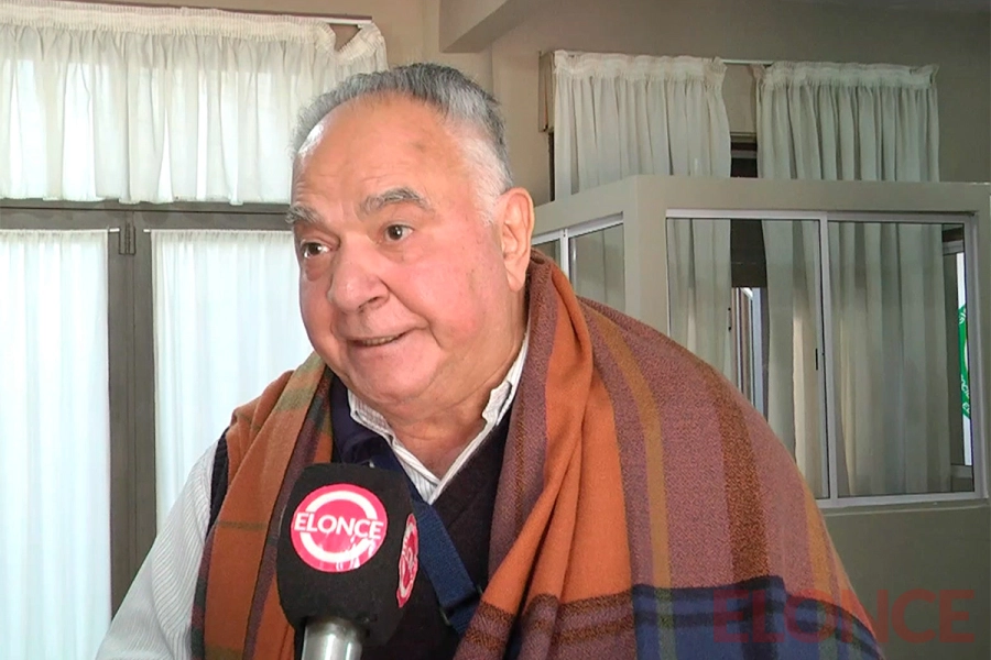 Horacio Piceda, presidente de la Sociedad Italiana de Paran&aacute; (foto Elonce)